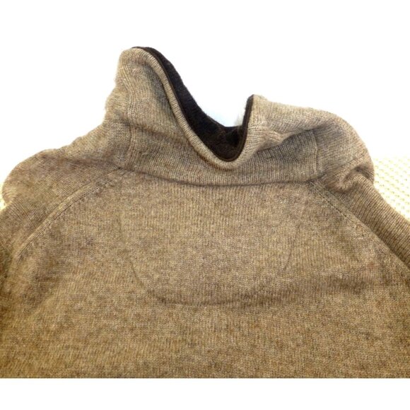 JOS. A. Bank Reserve Lambswool Blend Brown Sweater W/ Mock Neck Size Large - Picture 10 of 10
